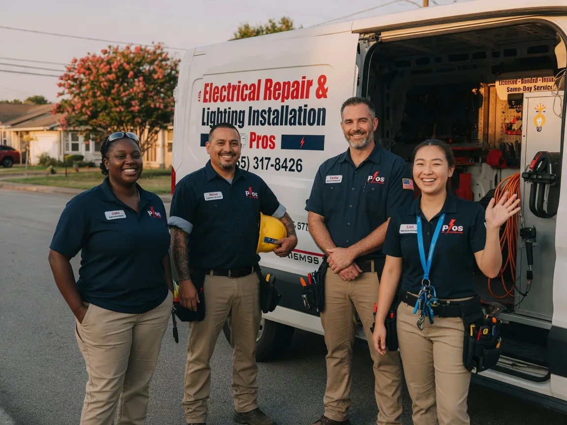 Licensed Electrician company in Center Point, TX